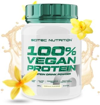 Scitec Nutrition 100% Vegan Protein Vanille 1000g (5999100022591)