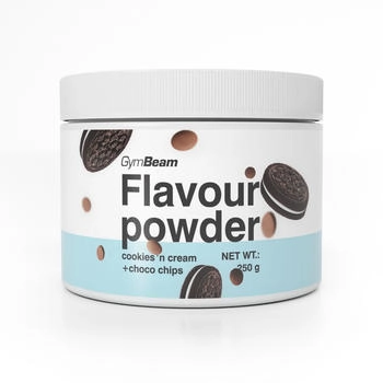 GymBeam Flavour Powder 250 g (43864-7-250) cookies & cream with choco chips