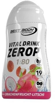Best Body Nutrition Vital Drink ZEROP Squeeze Drachenfrucht-Litschi (1002098)
