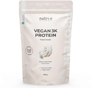 nutri+ Vegan 3K Protein Powder 1000g cream
