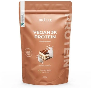 nutri+ Vegan 3K Protein Powder 1000g tiramisu