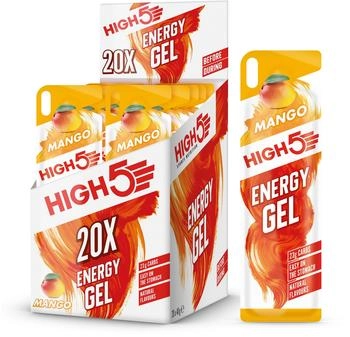 High5 Energy Gel Aqua 20 x 66ml mango
