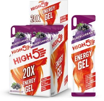 High5 Energy Gel Aqua 20 x 66ml blackcurrant