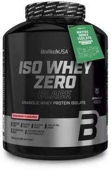 BioTech USA Iso Whey Zero Black 1816g Strawberry