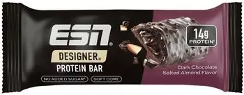 ESN Designer Bar 45 g Dark Chocolate Salted Almond