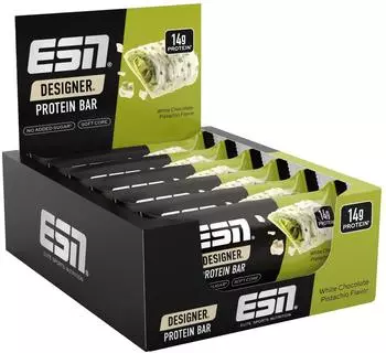 ESN Designer Bar 12 x 45 g White Chocolate Pistachio
