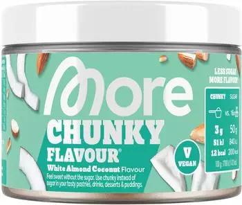 More Chunky Flavour 150g White Almond Coconut