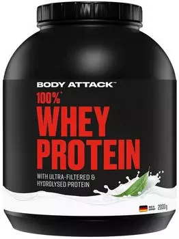 Body Attack 100% Whey Protein 2000g Strawberry