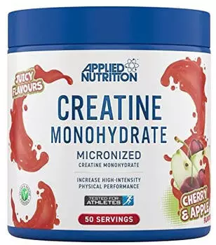 Applied Nutrition Creatine Monohydrate Micronized 250g Cherry and Apple
