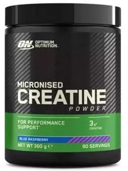 Optimum Nutrition Micronised Creatine 360g Blue Raspberry