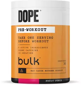 Bulk Dope Pre Workout 510g Fruit Punch