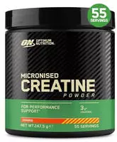 Optimum Nutrition Micronised Creatine Powder Flavored - 247g - Orange,...