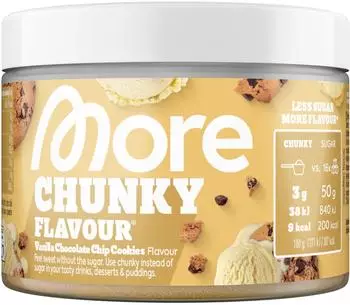 More Chunky Flavour 150g Vanilla Chocolate Chip Cookie