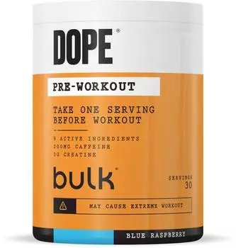 Bulk Dope Pre Workout 510g Blue Raspberry