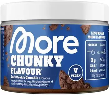 More Chunky Flavour Dark Cookie Crumble 170g