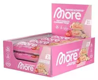 More 1002857, MORE Protein Satisbites White Chocolate Strawberry Cream | 12 x...
