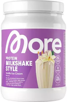 More Nutrition Protein Milkshake Style 360g Vanilla Ice Cream