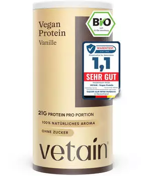 Vetain Veganes Proteinpulver (540g) Vanille