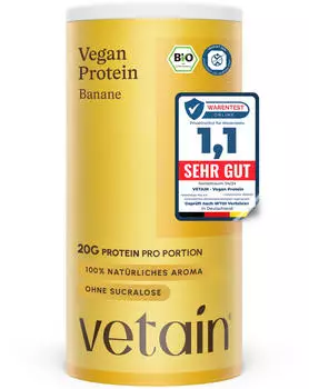 Vetain Veganes Proteinpulver (540g) Banane