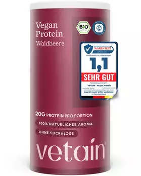 Vetain Veganes Proteinpulver (540g) Waldbeere
