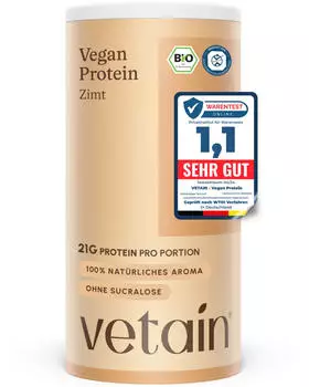 Vetain Veganes Proteinpulver (540g) Zimt