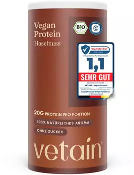Vetain Veganes Proteinpulver (540g) Haselnuss