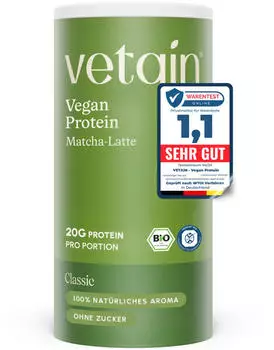 Vetain Veganes Proteinpulver (540g) Matcha Latte