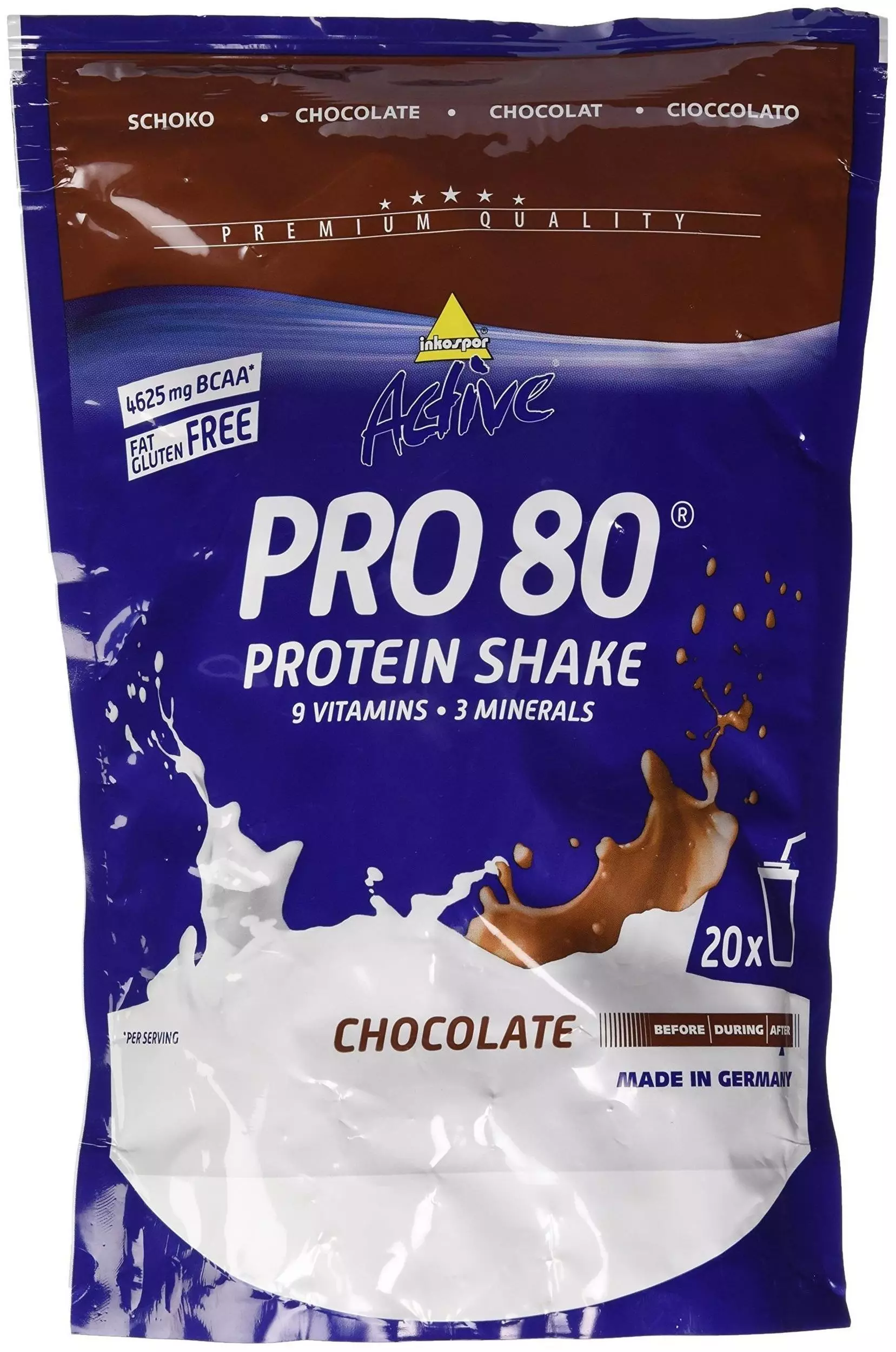 Inko Active Proteinshake Pro 80 – Confezione Mix Da 2 X 500g (Gusti Vari) – Frullato Proteico In Polvere - 3