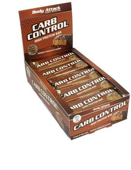 Body Attack Carb Control Crunchy Chocolate Riegel 15 x 100 g
