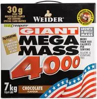 Weider Mega Mass 4000 7000 g Schokolade, Grundpreis: &euro; 12,85 / kg