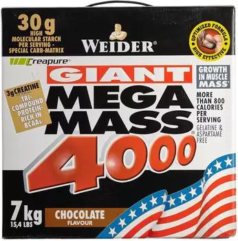 Weider Mega Mass 4000 Schoko 7000g
