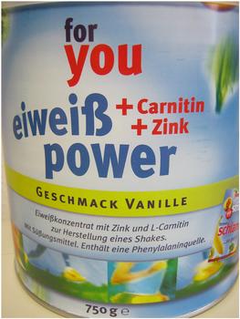 For You Eiweiss Power Vanille (750 g)