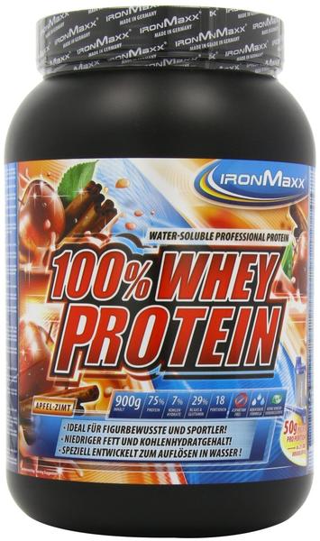 IronMaxx 100% Whey Protein Apfel-Zimt 900g