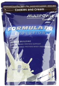 Multipower Formula 80 Evolution Cookies & Cream 510g