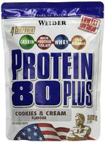 PZN-DE 08101401, Weider Protein 80 Plus, Cookies-Cream, Pulver 500 g Puder,