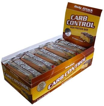 Body Attack Carb Control-Proteinriegel 15x100g Crunchy Chocolate