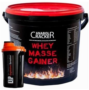 Anabol Cracker Whey Masse Gainer Pulver 3000 g + Shaker