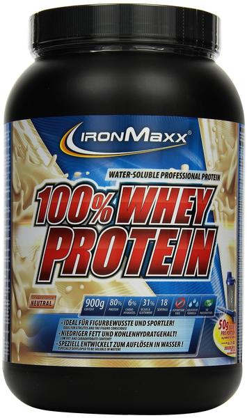 IronMaxx 100% Whey Protein Neutral 900g