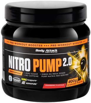 Body Attack Nitro Pump Cranberry Pulver 400 g
