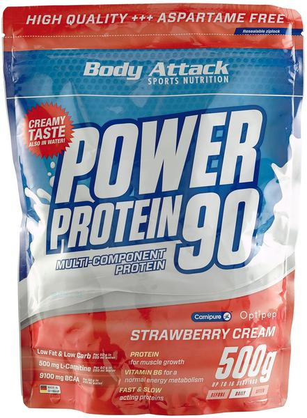 Body Attack Power Protein 90 500g Strawberry Cream