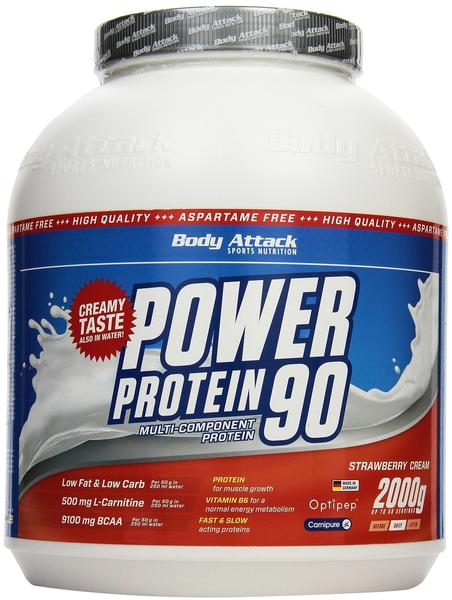 Body Attack Power Protein 90 2000g Strawberry