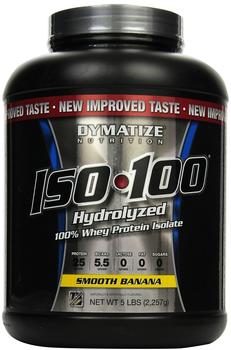 Dymatize Iso100 Hydrolyzed 100% Whey Protein Isolate 2200g Smooth Banana