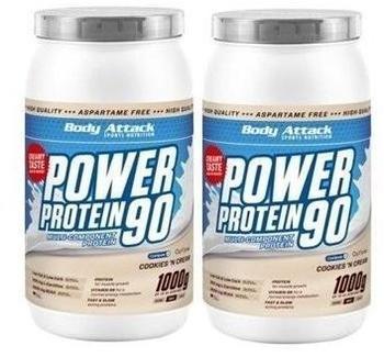 Body Attack Power Protein 90 Strawberry-White Chocolate Cream Pulver 1000 g