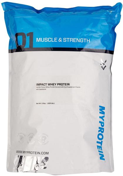 Myprotein Impact Whey Protein 2500g Vanilla