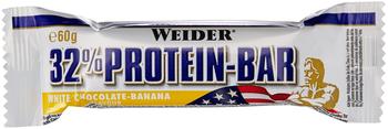 WEIDER 32% Protein Weiße Schokolade-Banane Riegel 24 x 60 g