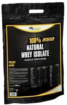 MySupps 100% Natural Whey Isolate 2000g