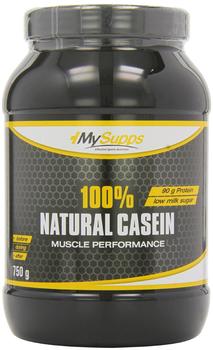 MySupps 100% Natural Casein 750g
