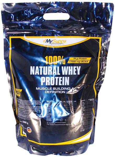 My Supps 100% Natural Whey Pulver 2000 g