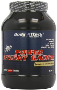 Body Attack Power Weightgainer Cookies & Cream 1500g