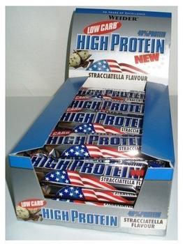 WEIDER Low Carb High Protein Schoko Riegel 25 x 50 g